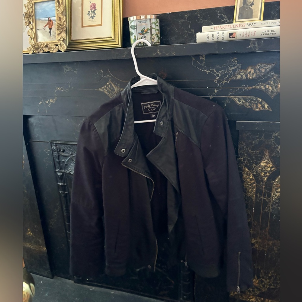 Lucky Brand Women’s Lined Leather Jacket